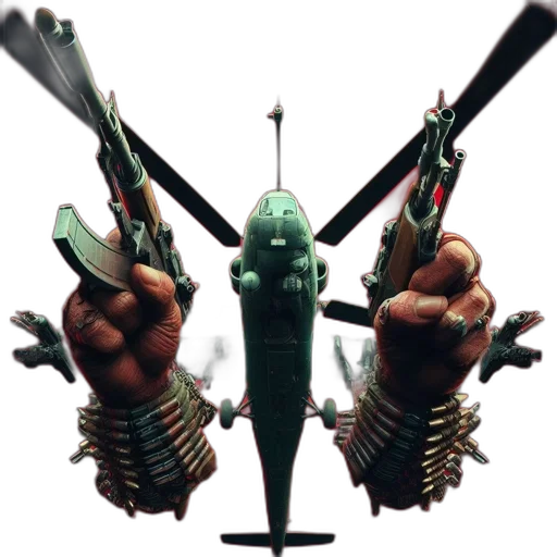 weapon, robot, staff, sword, concept art, 3d render, cyberpunk, pixel art transparent PNG cut-out