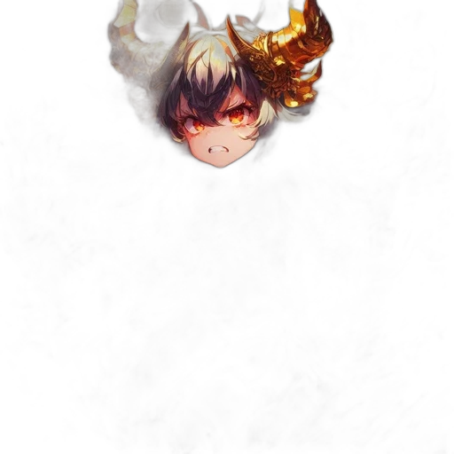crown, dragon, mask, hat, pixel art, anime, photorealistic, watercolor transparent PNG cut-out