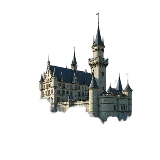 building, crown, staff, furniture, 3d render, concept art, pixel art, photorealistic transparent PNG cut-out