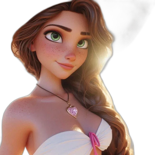 jewelry, dress, face, crown, 3d render, fantasy art, photorealistic, concept art transparent PNG cut-out