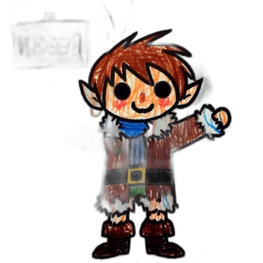 staff, weapon, jacket, pixel art, concept art, fantasy art, cartoon, young transparent PNG cut-out