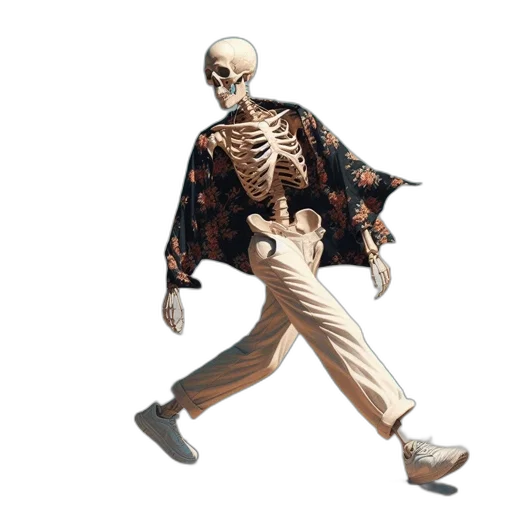 jacket, creature, animal, robot, concept art, 3d render, vaporwave, pixel art transparent PNG cut-out
