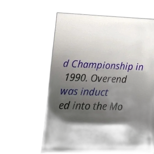 poster, text, about, championship, 1990, overend, induct, into transparent PNG cut-out