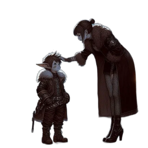 concept art, fantasy art, comic book art, pixel art, dark, monochrome, icy, city transparent PNG cut-out