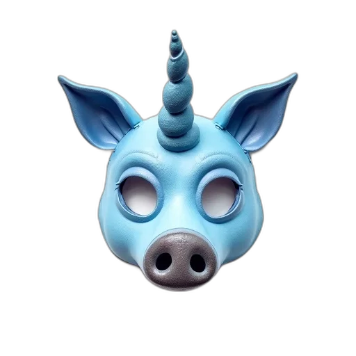 mask, animal, creature, face, 3d render, concept art, photorealistic, fantasy art transparent PNG cut-out