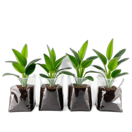 3d render, photorealistic, first, image, shows, four, identical, small transparent PNG cut-out