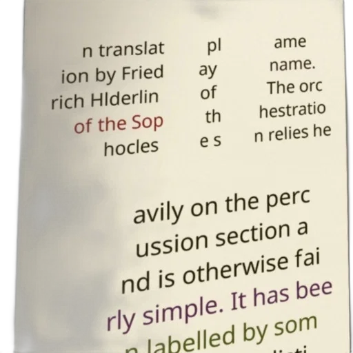 poster, text, german, discussing, translation, friederich, hlderlin, sophocles transparent PNG cut-out