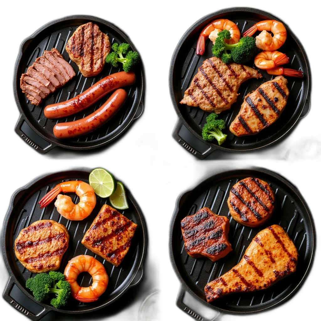food, 3d render, photorealistic, second, image, shows, different, arrangement transparent PNG cut-out