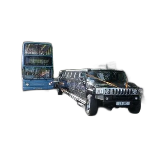 car, 3d render, concept art, black, hummer, limousine, parked, street transparent PNG cut-out