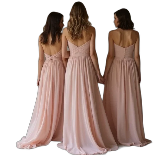 dress, pastel, earth tones, dark transparent PNG cut-out
