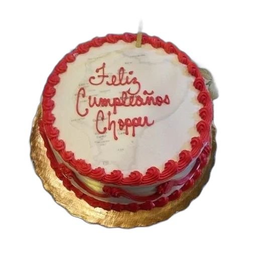 food, birthday, cake, words, feliz, cumpleanos, choppa, written transparent PNG cut-out