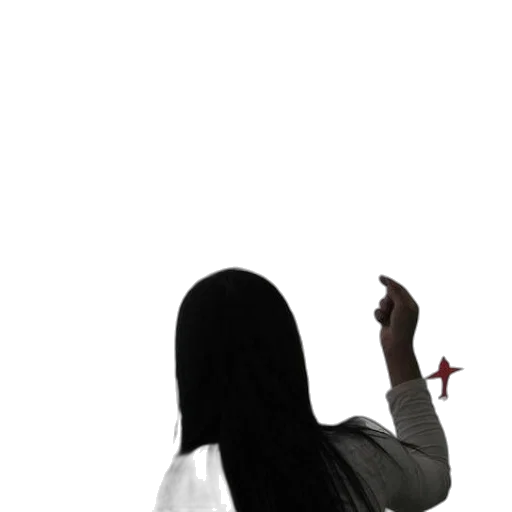 staff, hair, jacket, dress, 3d render, photorealistic, concept art, outer space transparent PNG cut-out