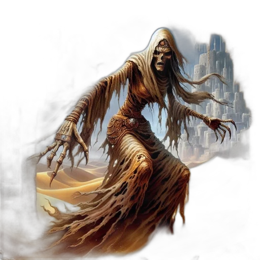 creature, staff, hair, concept art, fantasy art, comic book art, photorealistic, fog transparent PNG cut-out