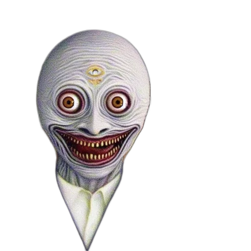 mask, face, creature, staff, concept art, 3d render, pixel art, eccentric transparent PNG cut-out