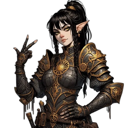 staff, dragon, fantasy art, concept art, pixel art, comic book art, dark, golden transparent PNG cut-out