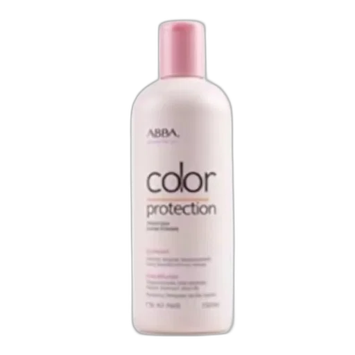 bottle, abba, color, protection, shampoo, white, label, pink transparent PNG cut-out