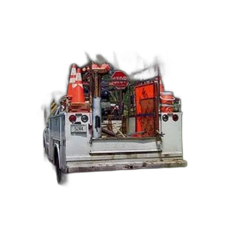 car, staff, robot, furniture, 3d render, photorealistic, white, truck transparent PNG cut-out