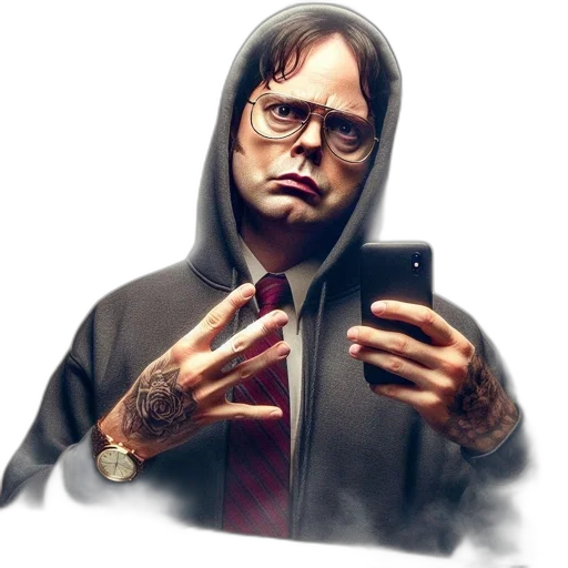 jacket, face, concept art, cartoon, photorealistic, comic book art, man, wears transparent PNG cut-out