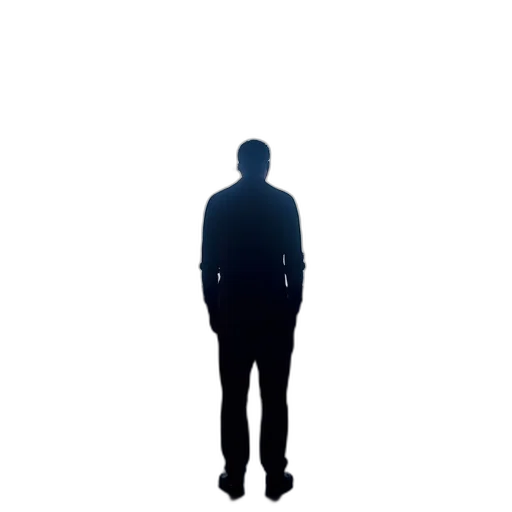 staff, jacket, face, robot, 3d render, pixel art, concept art, photorealistic transparent PNG cut-out