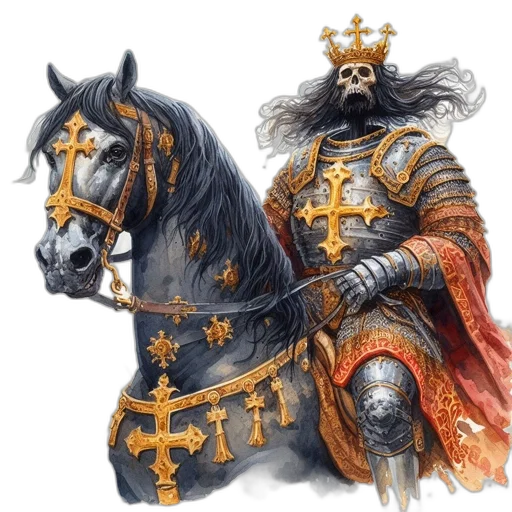 crown, sword, jewelry, fantasy art, concept art, photorealistic, formidable, rider transparent PNG cut-out