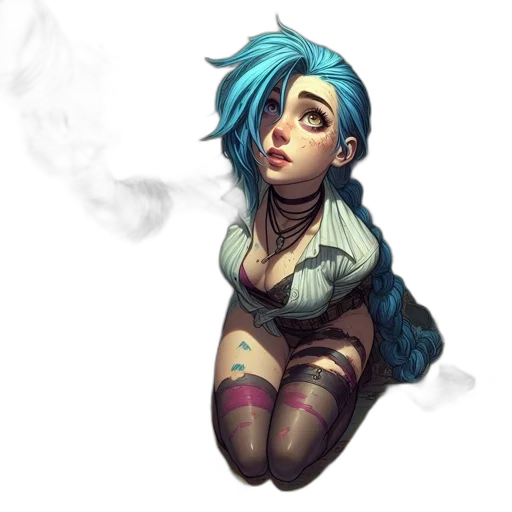 concept art, fantasy art, cyberpunk, pixel art, neon lights, fire, blue, pastel transparent PNG cut-out