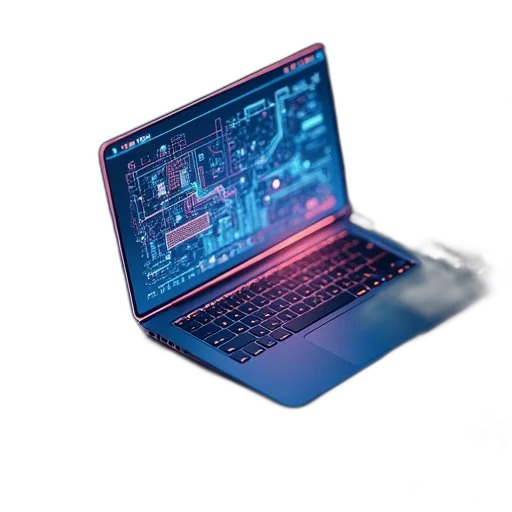 cyberpunk, 3d render, vaporwave, concept art transparent PNG cut-out