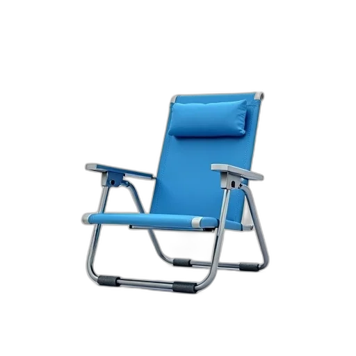 furniture, staff, 3d render, photorealistic, blue, modern, foldable, beach transparent PNG cut-out