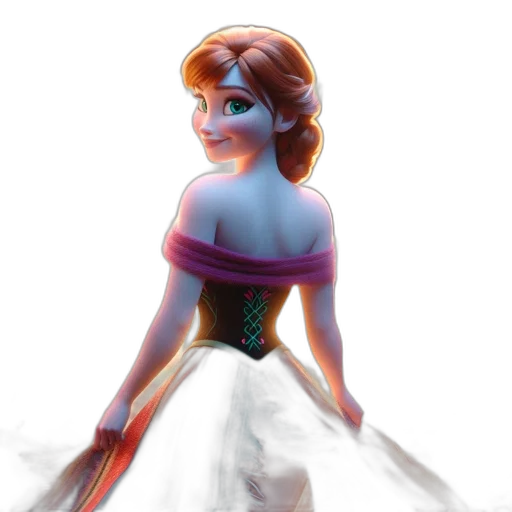 dress, crown, jewelry, concept art, fantasy art, pixel art, 3d render, colorful transparent PNG cut-out