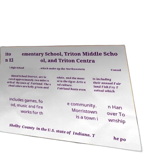 poster, triton, consolidated, school, district, featuring, information, about transparent PNG cut-out