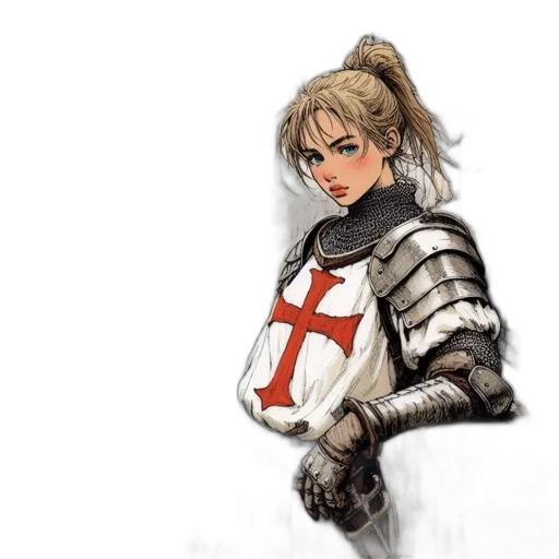 sword, weapon, staff, jacket, concept art, fantasy art, pixel art, anime transparent PNG cut-out