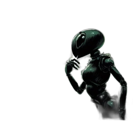 robot, creature, animal, mask, concept art, 3d render, pixel art, comic book art transparent PNG cut-out