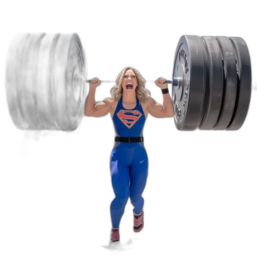 weapon, concept art, woman, blue, superman-themed, suit, lifts, heavy transparent PNG cut-out