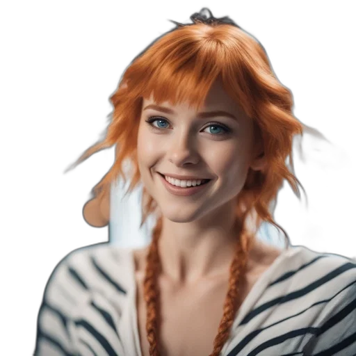 hair, dragon, face, hat, anime, concept art, photorealistic, fantasy art transparent PNG cut-out