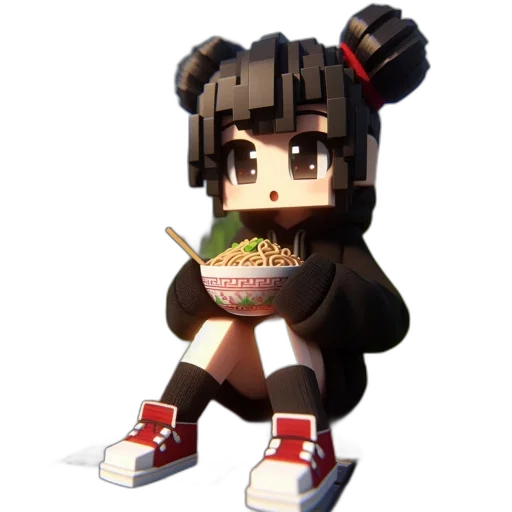 food, weapon, staff, creature, 3d render, pixel art, anime, concept art transparent PNG cut-out