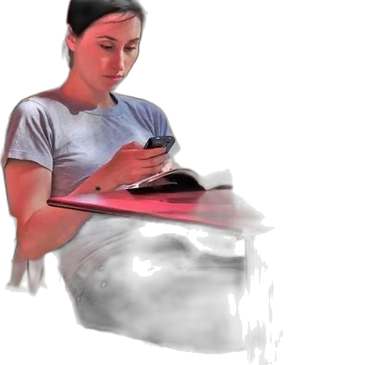 robot, face, furniture, jacket, photorealistic, concept art, 3d render, oil painting transparent PNG cut-out