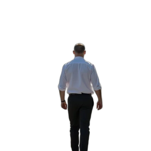 staff, dress, animal, jacket, 3d render, concept art, man, white transparent PNG cut-out