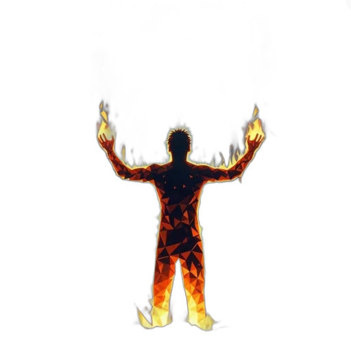 jacket, creature, robot, staff, pixel art, concept art, 3d render, comic book art transparent PNG cut-out