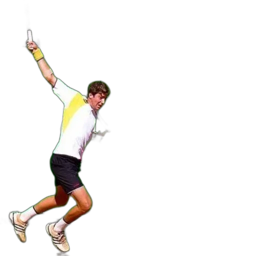 staff, pixel art, photorealistic, 3d render, cartoon, tennis, player, action transparent PNG cut-out