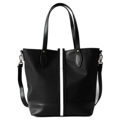 monochrome, scout, tote, black transparent PNG cut-out