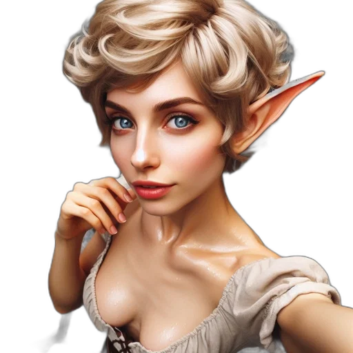 face, staff, dragon, dress, fantasy art, photorealistic, concept art, pixel art transparent PNG cut-out