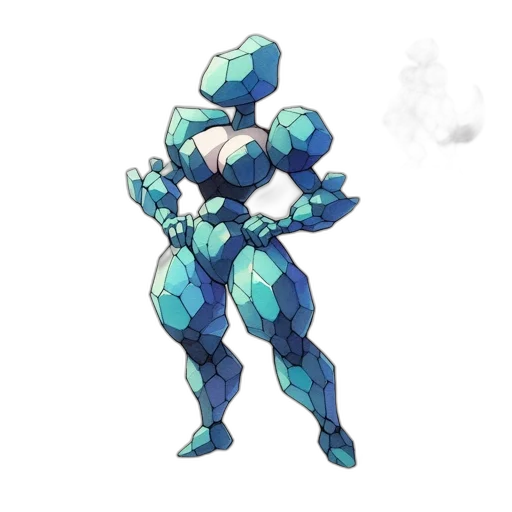 robot, weapon, creature, animal, concept art, vaporwave, pixel art, 3d render transparent PNG cut-out
