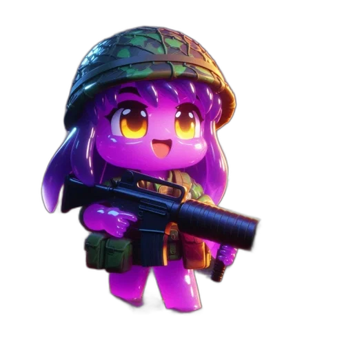 weapon, staff, hat, creature, concept art, pixel art, 3d render, cyberpunk transparent PNG cut-out