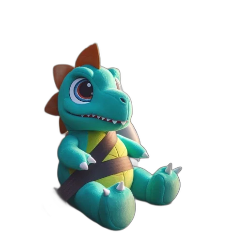 dragon, staff, creature, animal, 3d render, concept art, vaporwave, fantasy art transparent PNG cut-out