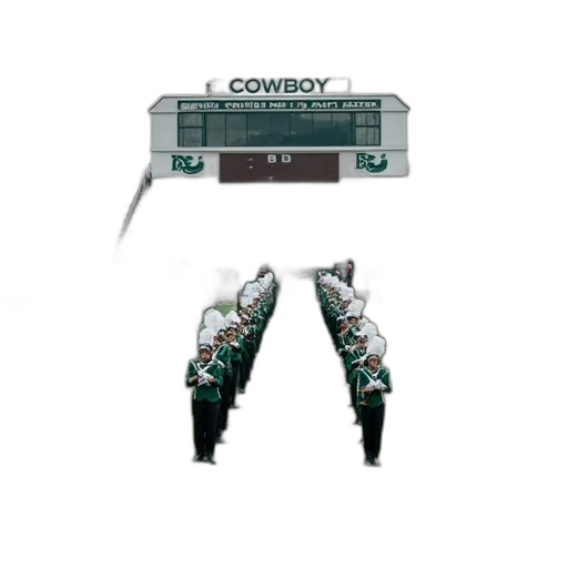 weapon, jewelry, robot, staff, cyberpunk, large, marching, band transparent PNG cut-out