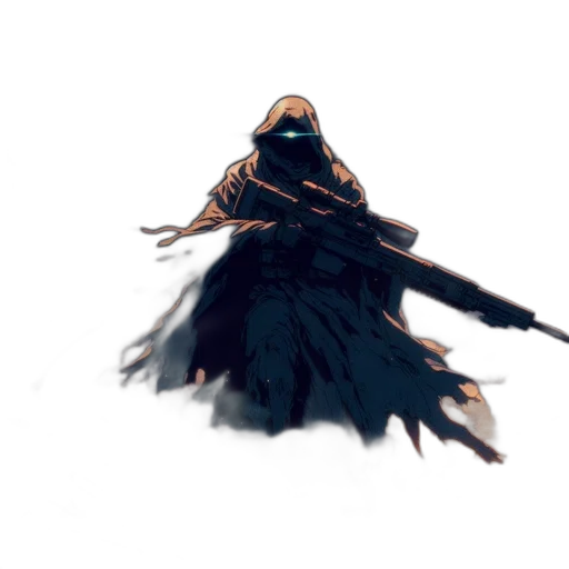 mask, creature, sword, weapon, concept art, fantasy art, pixel art, watercolor transparent PNG cut-out