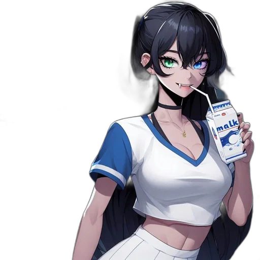 bottle, dress, food, weapon, anime, vaporwave, pixel art, concept art transparent PNG cut-out