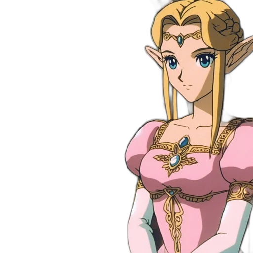 dress, crown, jewelry, sword, concept art, pixel art, anime, fantasy art transparent PNG cut-out