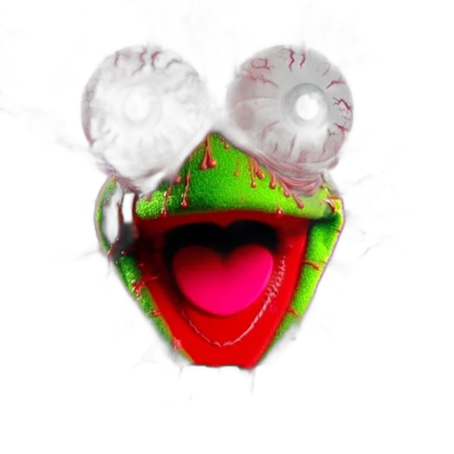 mask, creature, face, hat, 3d render, concept art, photorealistic, pixel art transparent PNG cut-out