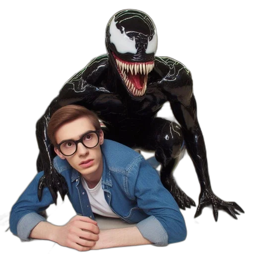 creature, animal, jacket, mask, concept art, cartoon, unusual, scene transparent PNG cut-out