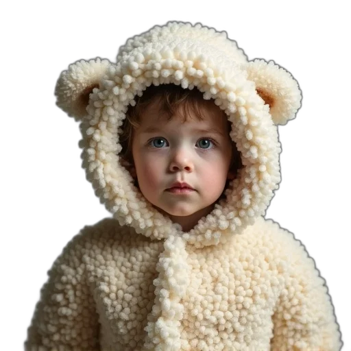 animal, creature, jacket, face transparent PNG cut-out